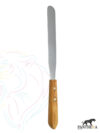 Spatula Flexible Steel Blade Wooden Handle - Blade Length 6"  Width 2.5cm