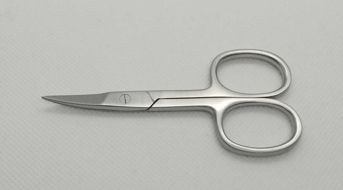 Nail Scissor Curved - 3 1/2" - Image 2