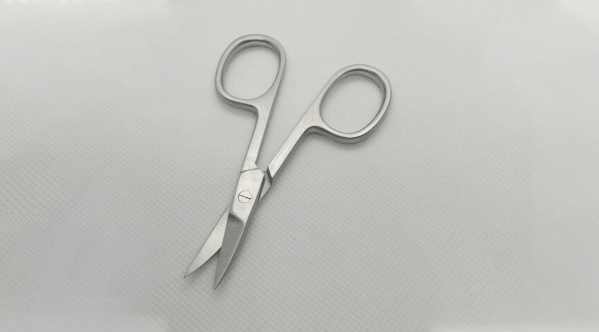 Nail Scissor Curved - 3 1/2" - Image 4