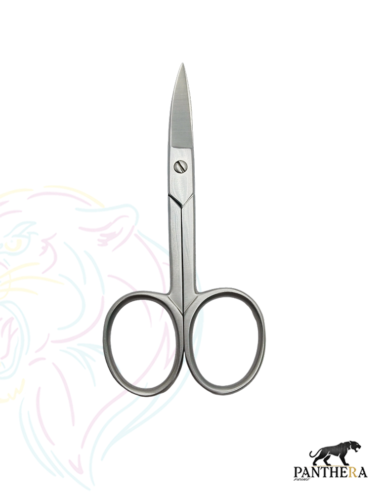 Nail Scissors Curved - 4" Professional Finger Toenail Scissors Curved Stainless Steel Manicure Cuticle Nail Scissors - Image 2