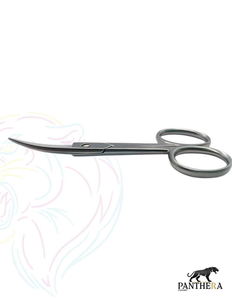 Nail Scissors Curved - 4" Professional Finger Toenail Scissors Curved Stainless Steel Manicure Cuticle Nail Scissors - Image 3