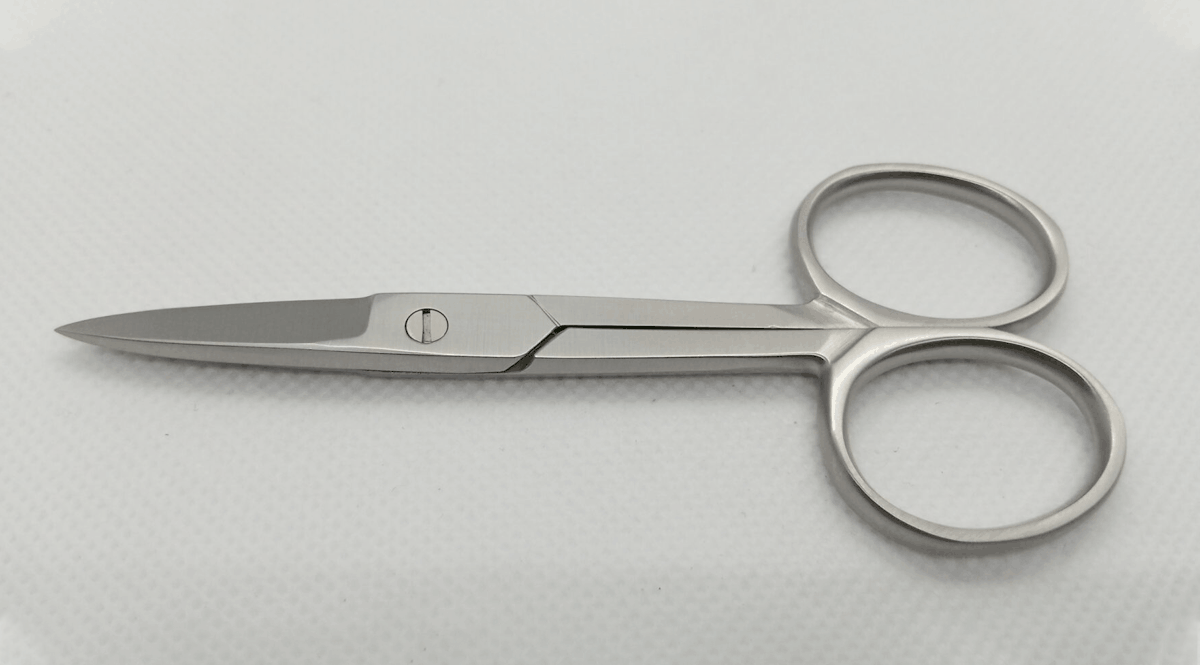 Nail Scissor Straight - 4" - Image 4