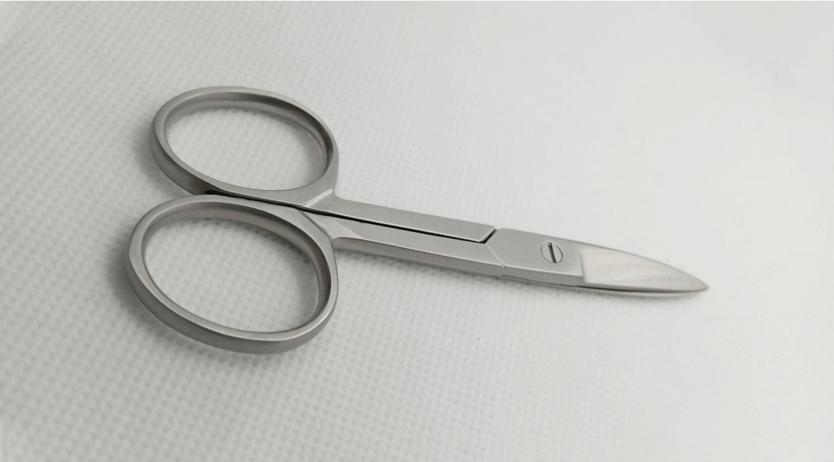 Nail Scissor Straight - 4" - Image 2