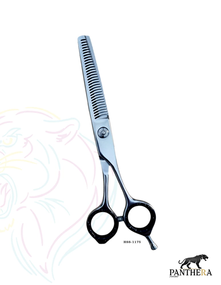 Thinning Scissors Double-sided Teeth, Removable Finger Hook 6.5"