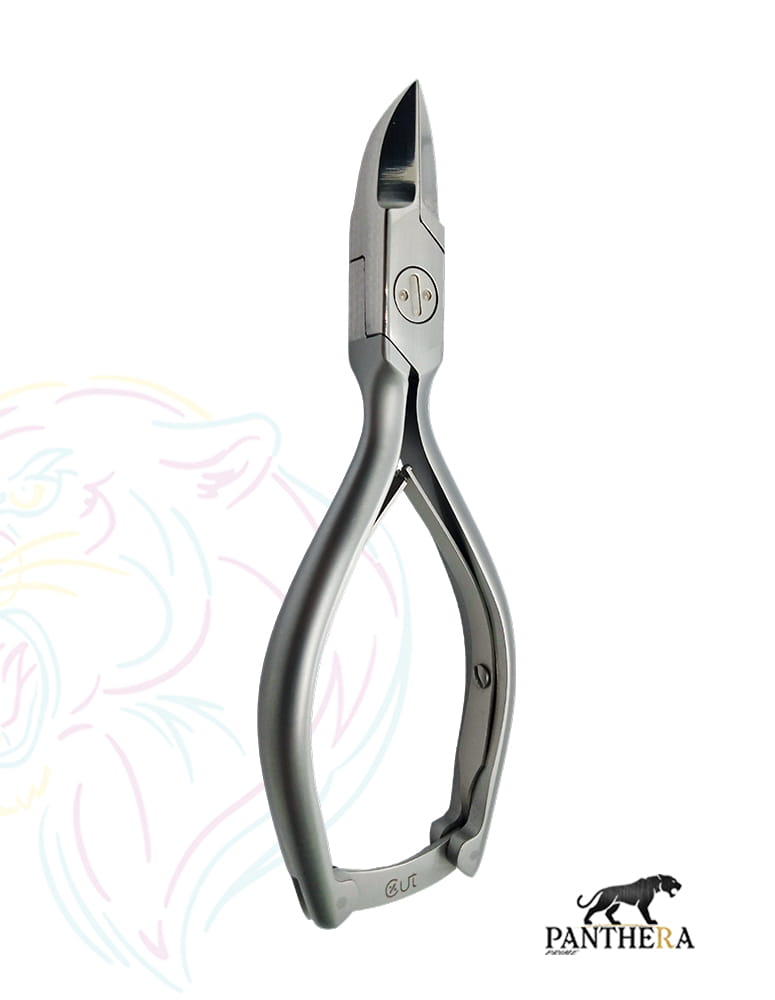 Nail Nipper -13 CM - Pointed Jaws - Double Spring With Lock Best For Podiatry, Manicure, and Pedicure