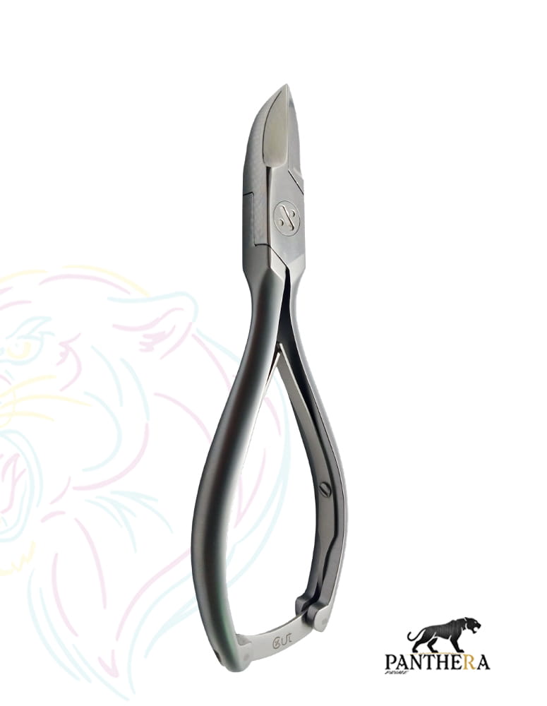 Nail Nipper -14 CM - Pointed Jaws - Double Spring With Lock Best For Podiatry, Manicure, and Pedicure