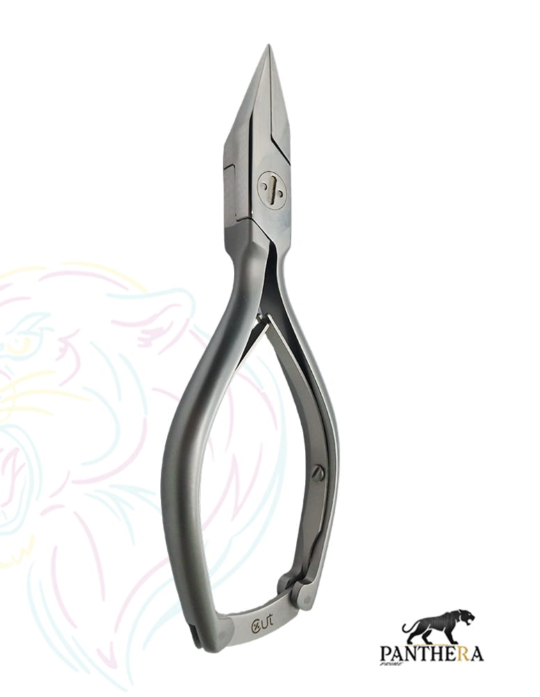 Nail Nipper -13 CM - Flat Jaws 20 MM - Double Spring With Lock Best For Podiatry, Manicure, and Pedicure