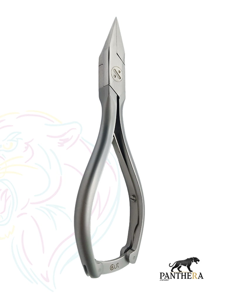 Nail Nipper -14 CM - Flat Jaws 20 MM - Double Spring With Lock Best For Podiatry, Manicure, and Pedicure