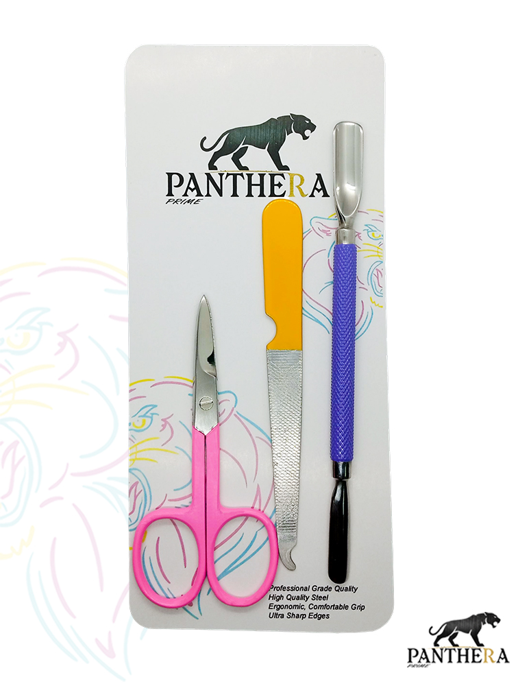 Nail Scissors Straight 9.5CM, Nail File, Nail / Cuticle Cleaner - Image 2