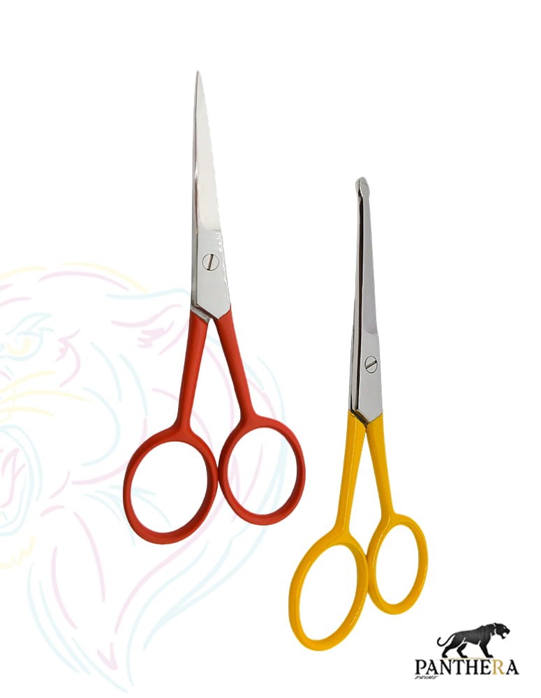 Moustache Scissor, Nose Scissor With Probe - 11CM