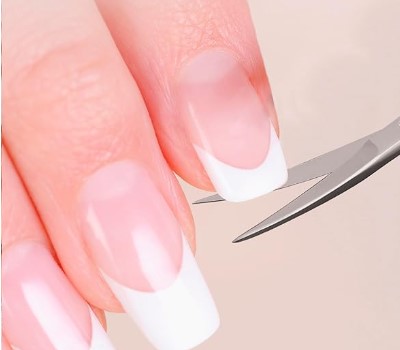 Nail Scissors Straight for Women, Men, also shape the kid nail - 9.5CM– German Quality Stainless Steel – Small Manicure Pedicure Scissors for Fingernail, - Image 3