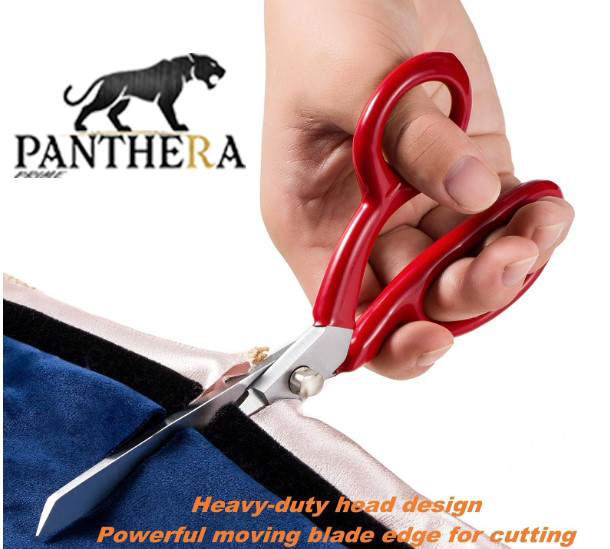 Professional Tailor Scissors 9 Inch for Cutting Fabric Heavy Duty Scissors for Leather Cutting Industrial Sharp Sewing Shears for Home Office Artists Dressmakers - Image 3